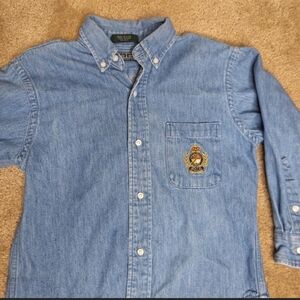 Ralph Lauren Kids Light Blue Button-Down Shirt